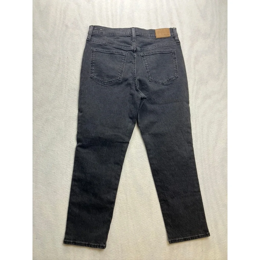 Madewell The Perfect Vintage Jean High Rise Lunar Wash‎ Black Denim MD713 29P